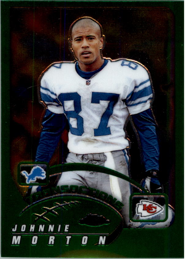 Johnnie Morton Autographed Football Card