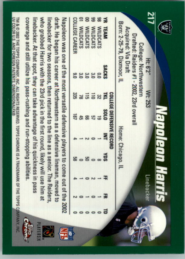 2002 Topps Chrome Football Rookie RC Singles - You Choose - Picture 46 of 99