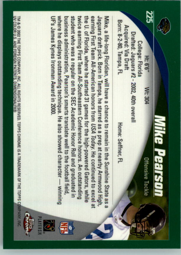 2002 Topps Chrome Football Rookie RC Singles - You Choose - Picture 58 of 99