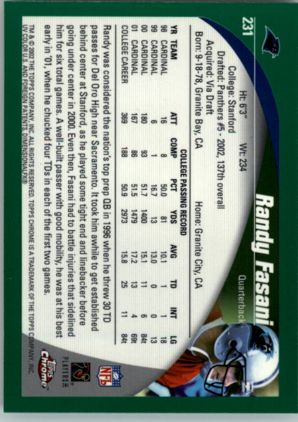 2002 Topps Chrome Football Rookie RC Singles - You Choose - Picture 62 of 99