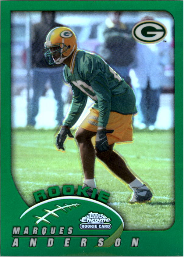 2002 Topps Chrome #257 Marques Anderson RC