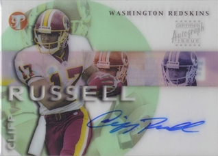 2002 Topps Pristine Autographs #PCR Cliff Russell G