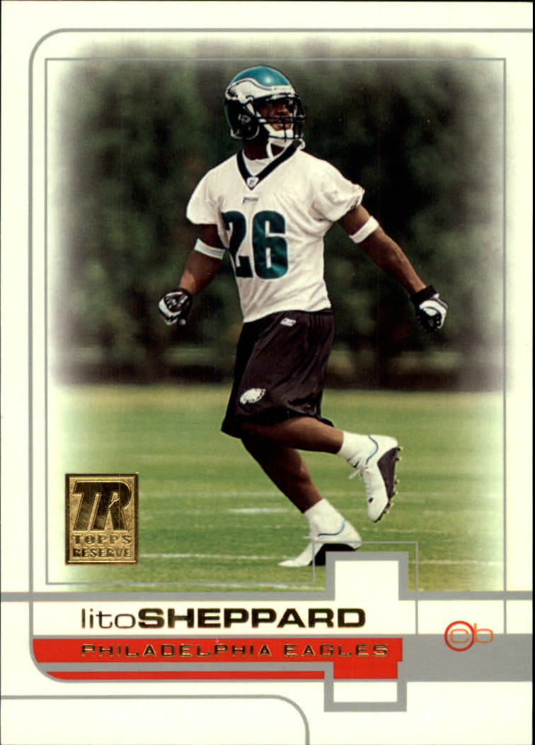 2002 Topps Reserve #120 Lito Sheppard RC