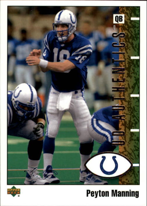 2002 UD Authentics #38 Peyton Manning