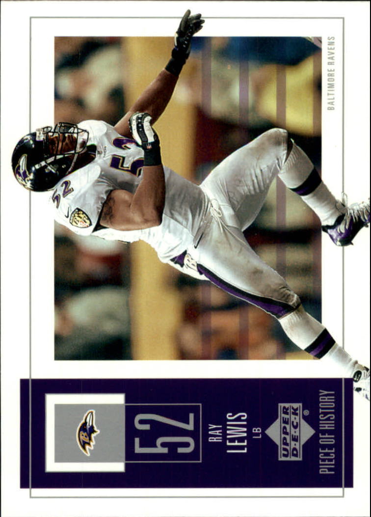 2002 UD Piece of History #8 Ray Lewis