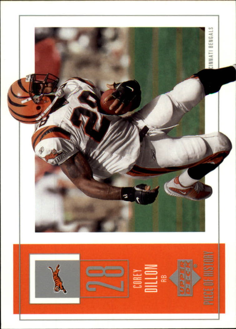 2002 UD Piece of History #20 Corey Dillon