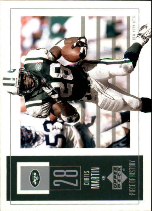 2002 UD Piece of History #66 Curtis Martin
