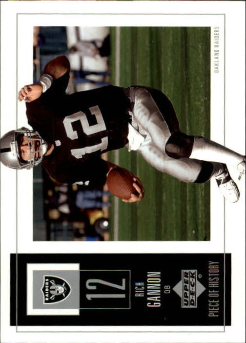 2002 UD Piece of History #71 Rich Gannon