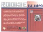 2002 UD Piece of History Rookie Glory #RG7 Curtis Martin back image