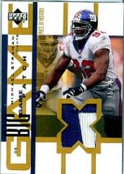 2002 Upper Deck Piece Of History The Big Game Jersey Michael Strahan  #BGJ-MS HOF