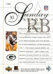 2002 Upper Deck Football "Main Set" Cards #1 to #300 - Picture 275 of 305