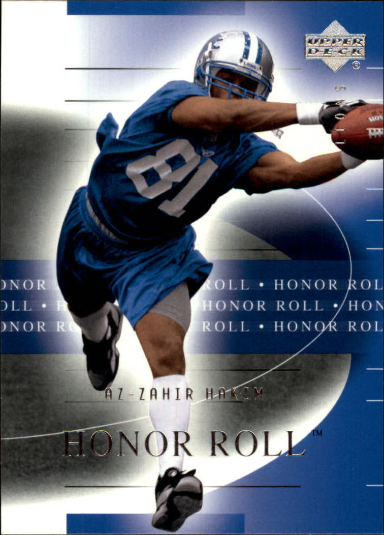 2002 Honor Roll (Upper Deck) Football "Main Set" Cards #1 to #166 - Picture 36 of 191