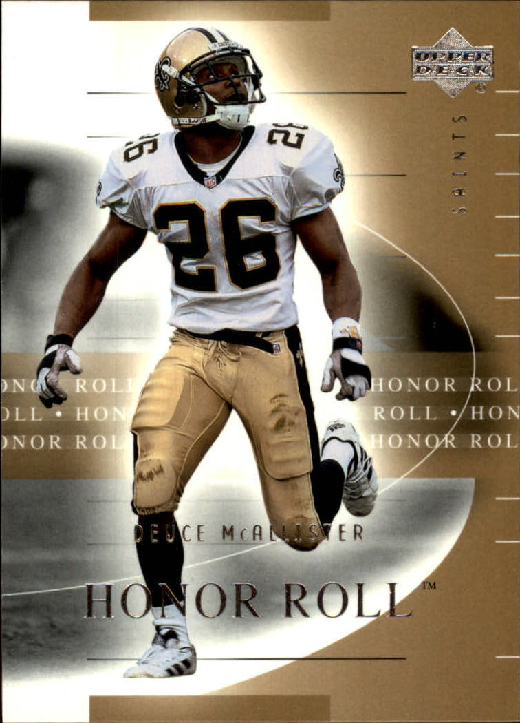 2002 Honor Roll (Upper Deck) Football "Main Set" Cards #1 to #166 - Picture 68 of 191