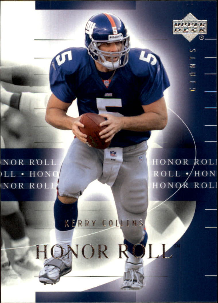 2002 Honor Roll (Upper Deck) Football "Main Set" Cards #1 to #166 - Picture 70 of 191