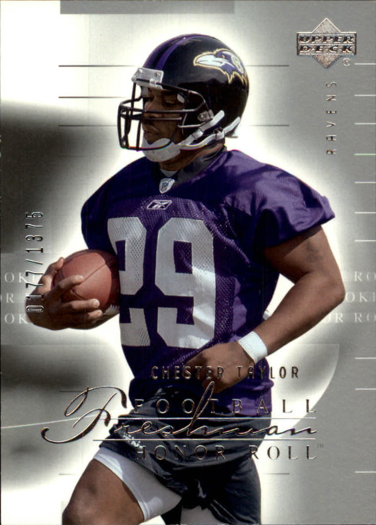 2002 Upper Deck Honor Roll #105 Chester Taylor RC