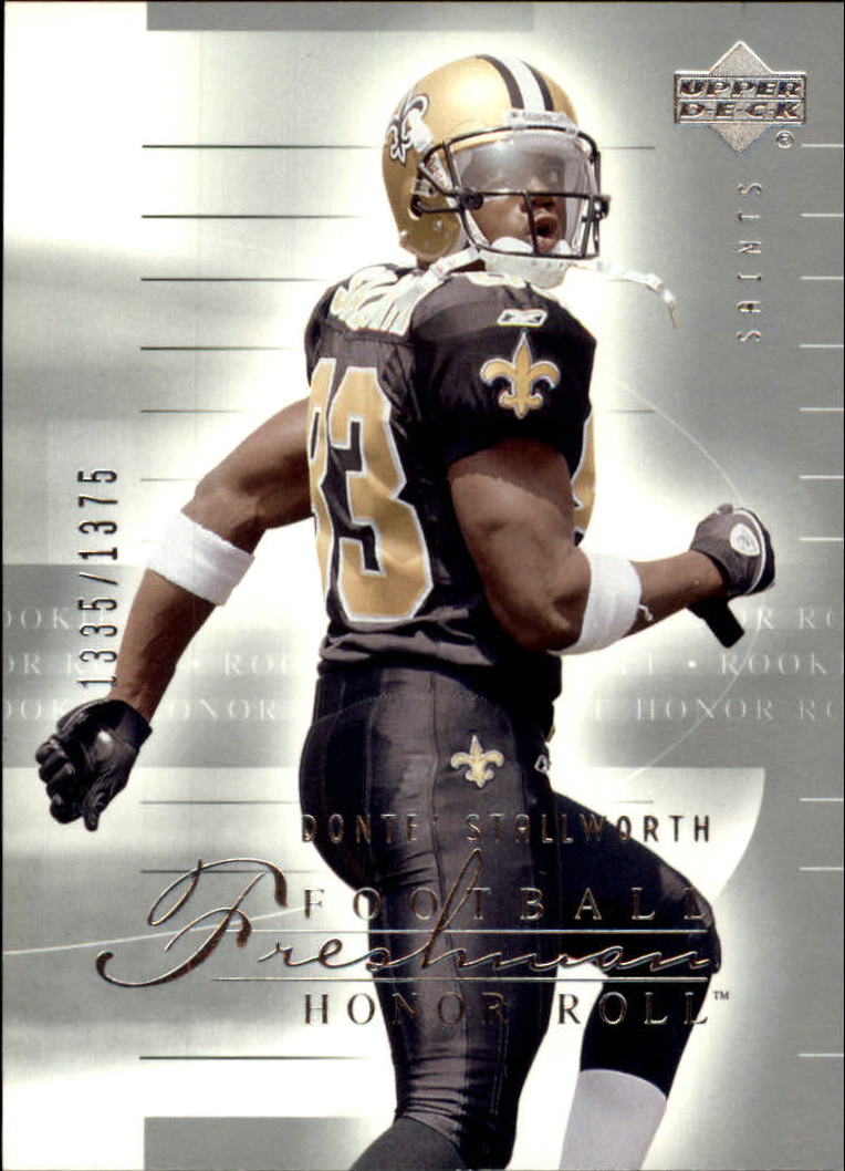 2002 Upper Deck Honor Roll #120 Donte Stallworth RC