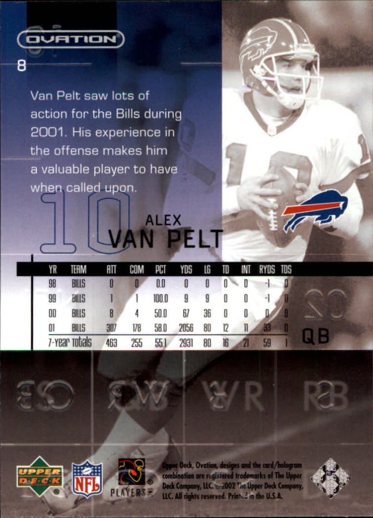 2002 Ovation (Upper Deck) Football Cards - Picture 9 of 63