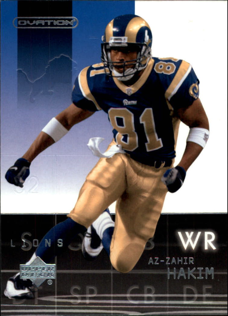 2002 Upper Deck Ovation #30 Az-Zahir Hakim - NM-MT - DJ's Sportscards ...