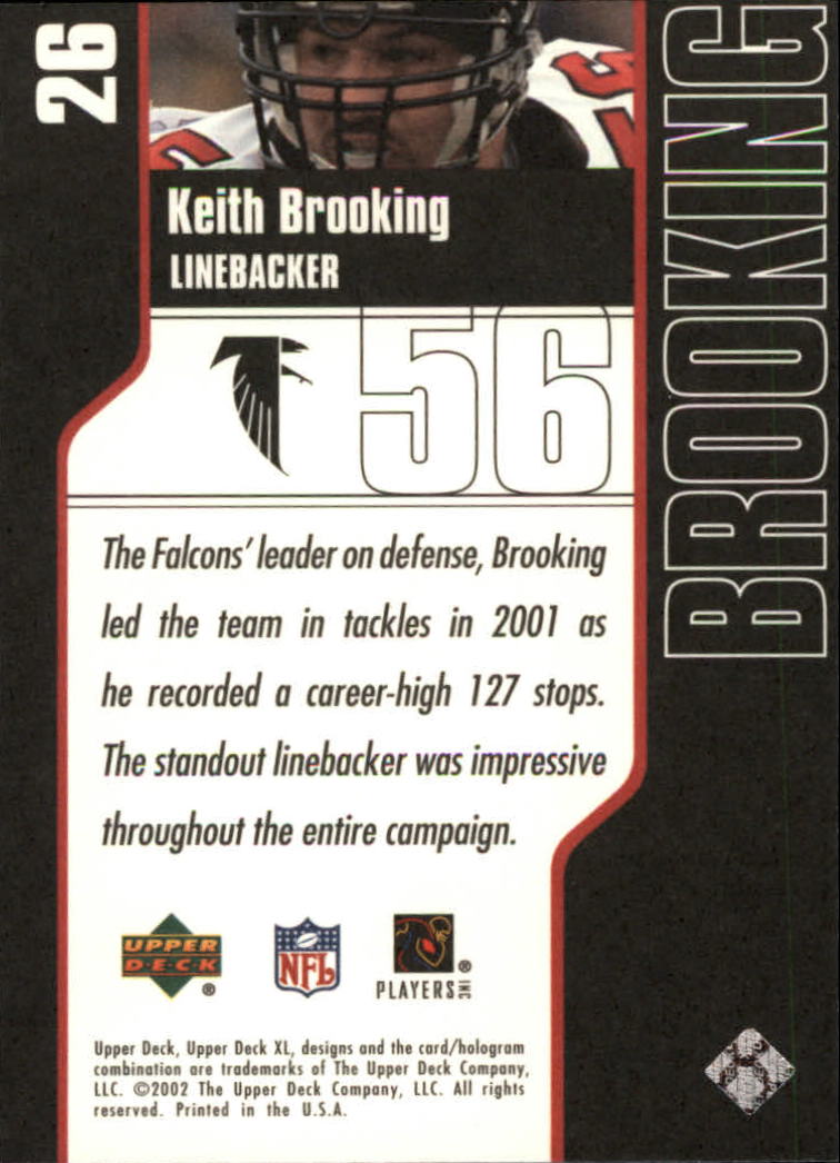 2002 XL (Upper Deck) Football "Main Set" Cards #16 to #300 - Picture 13 of 315