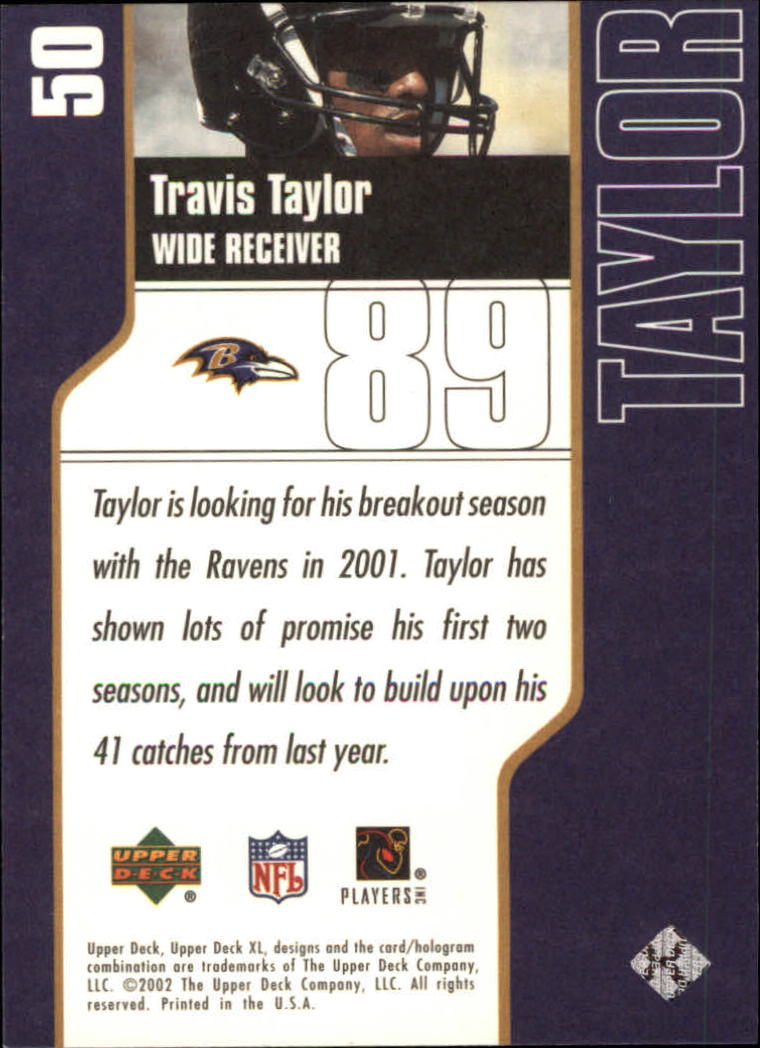 2002 XL (Upper Deck) Football "Main Set" Cards #16 to #300 - Picture 37 of 315