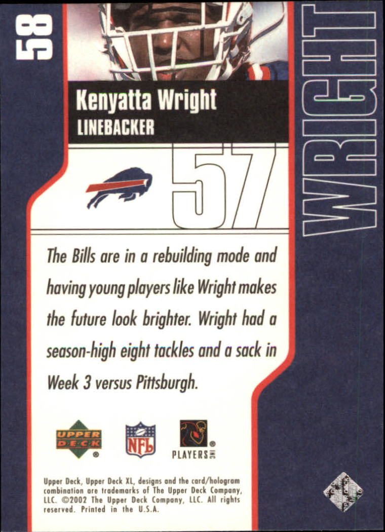 2002 XL (Upper Deck) Football "Main Set" Cards #16 to #300 - Picture 45 of 315