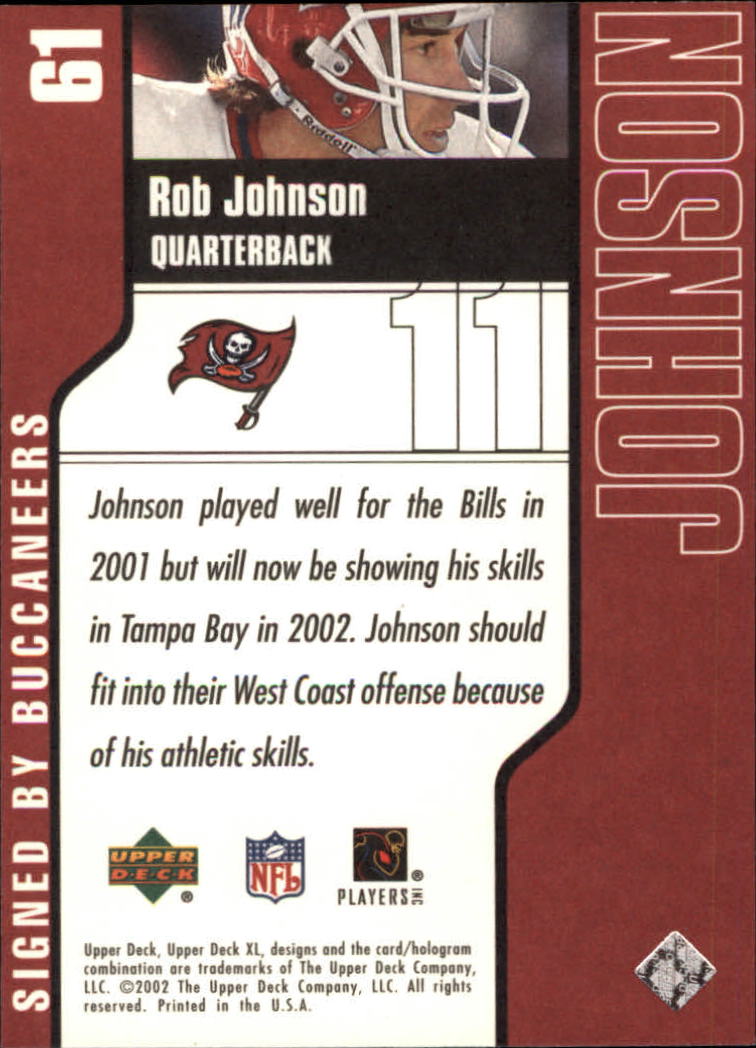2002 XL (Upper Deck) Football "Main Set" Cards #16 to #300 - Picture 51 of 315