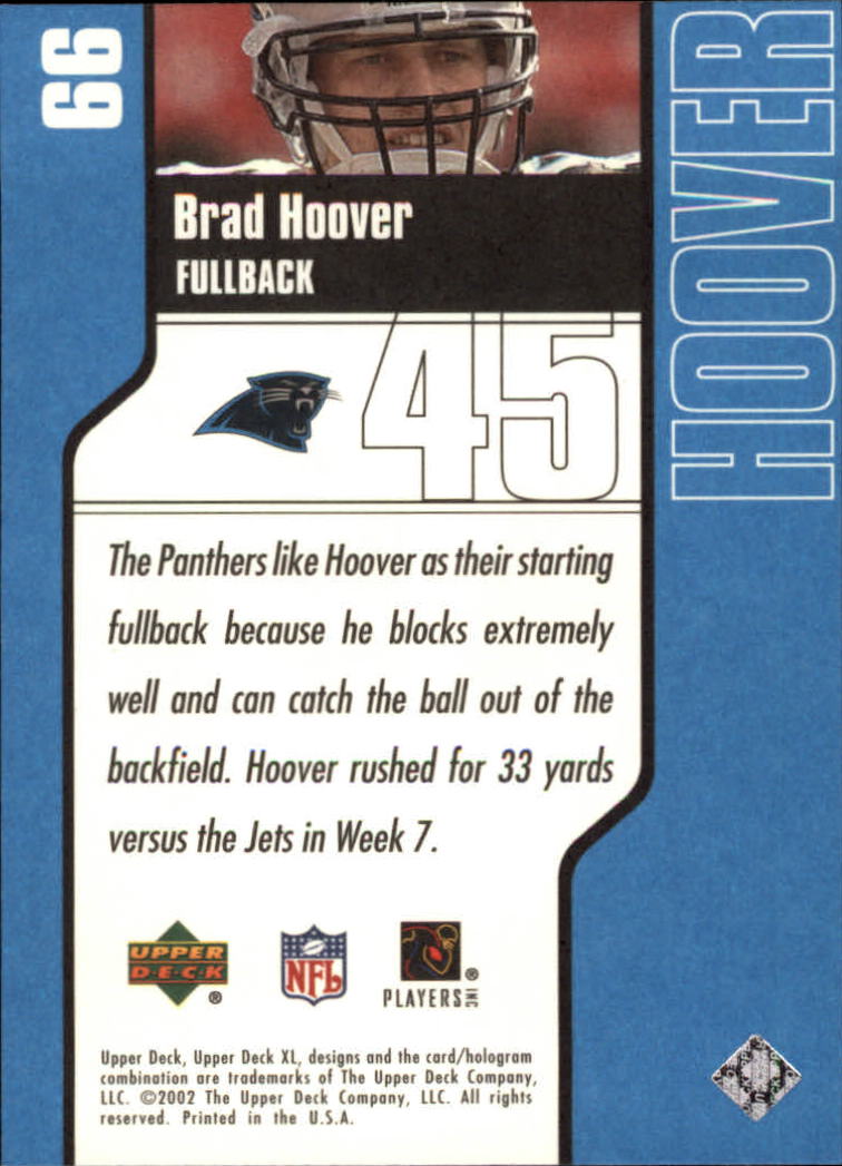 2002 XL (Upper Deck) Football "Main Set" Cards #16 to #300 - Picture 59 of 315