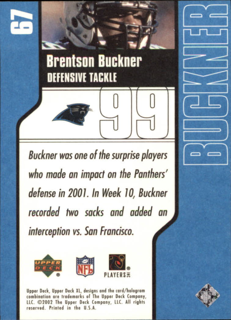 2002 XL (Upper Deck) Football "Main Set" Cards #16 to #300 - Picture 61 of 315