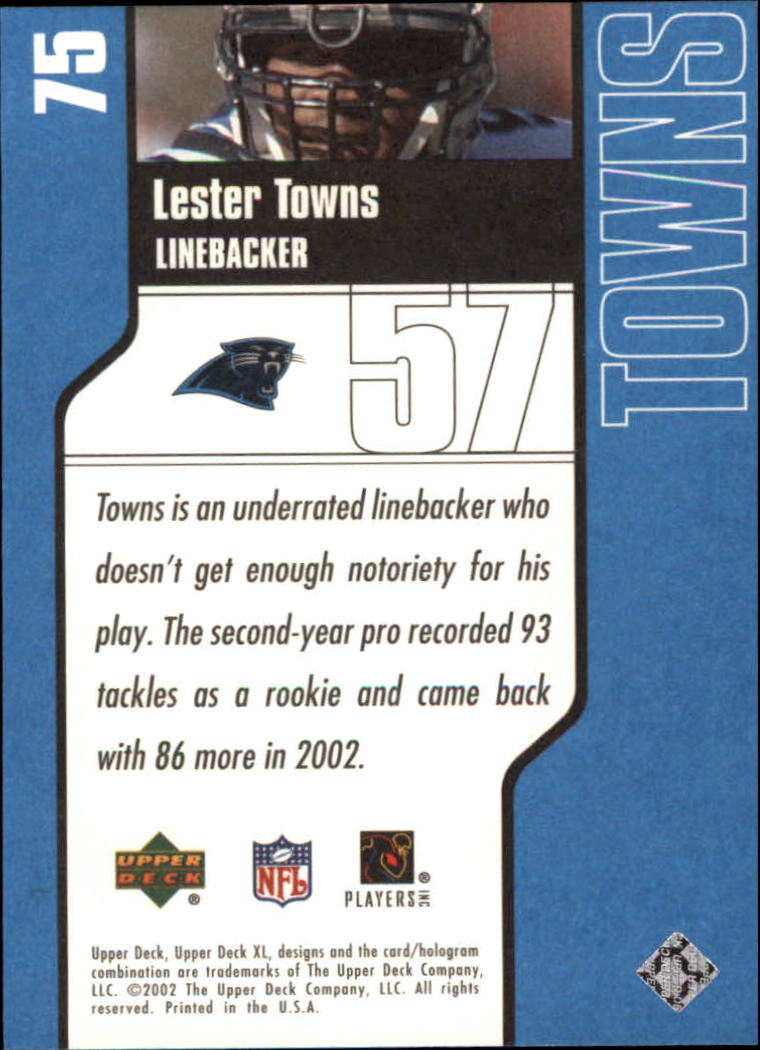 2002 XL (Upper Deck) Football "Main Set" Cards #16 to #300 - Picture 71 of 315