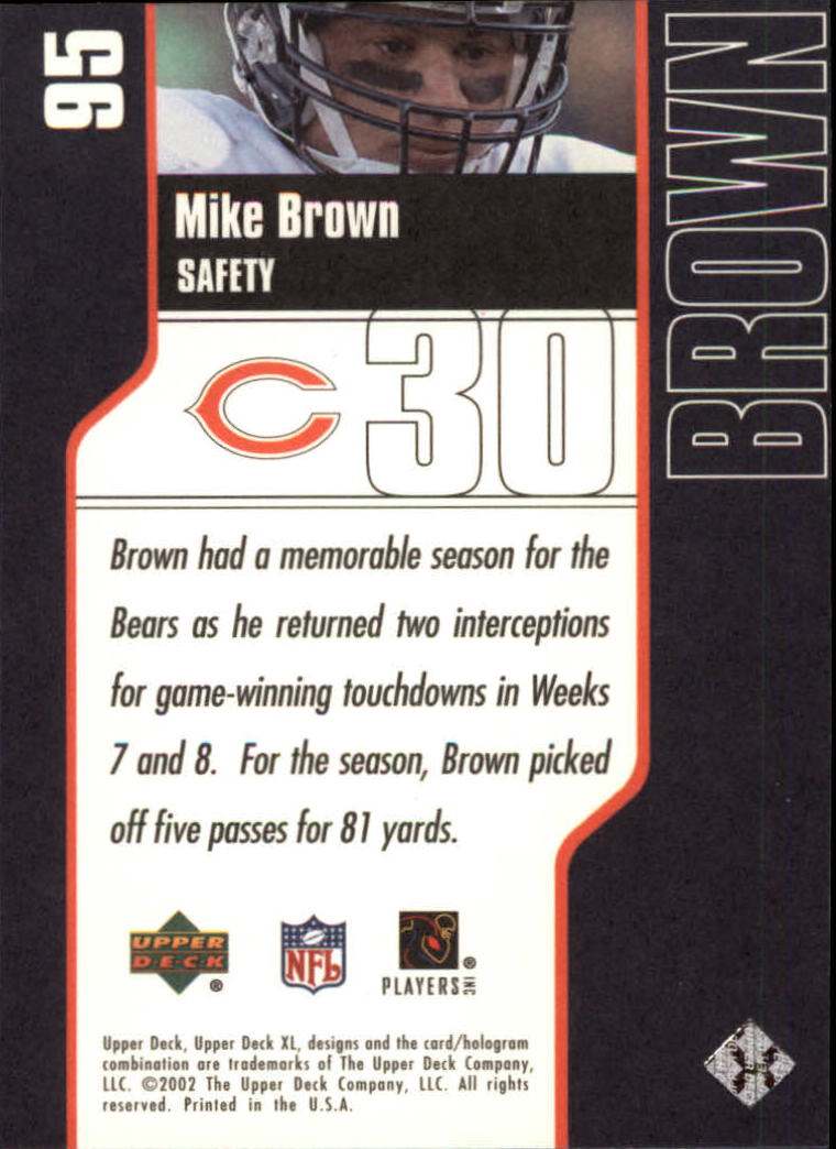 2002 XL (Upper Deck) Football "Main Set" Cards #16 to #300 - Picture 87 of 315