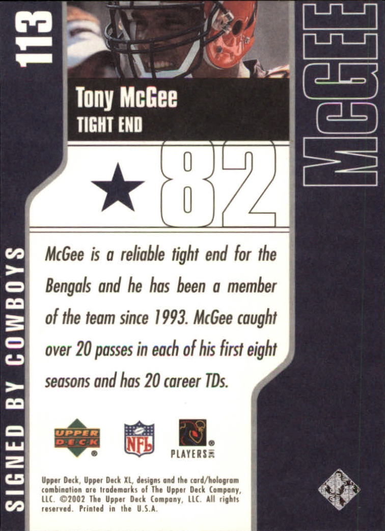 2002 XL (Upper Deck) Football "Main Set" Cards #16 to #300 - Picture 109 of 315