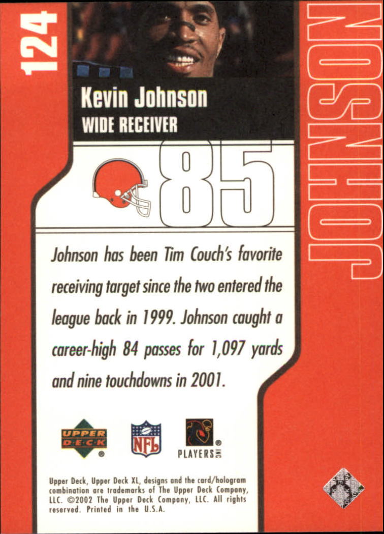 2002 XL (Upper Deck) Football "Main Set" Cards #16 to #300 - Picture 127 of 315