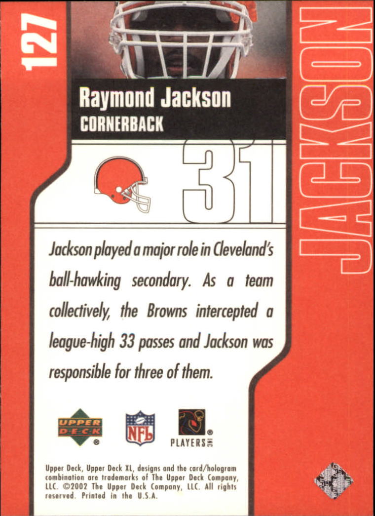 2002 XL (Upper Deck) Football "Main Set" Cards #16 to #300 - Picture 131 of 315