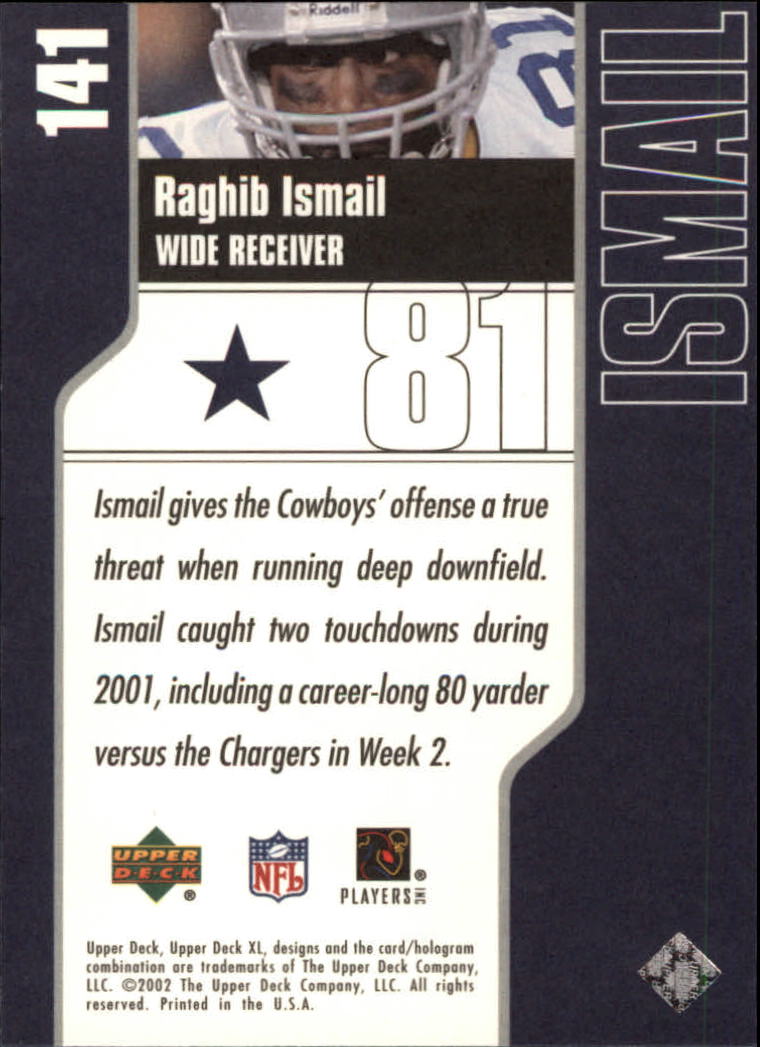 2002 XL (Upper Deck) Football "Main Set" Cards #16 to #300 - Picture 147 of 315