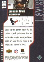2002 XL (Upper Deck) Football "Main Set" Cards #16 to #300 - Picture 209 of 315