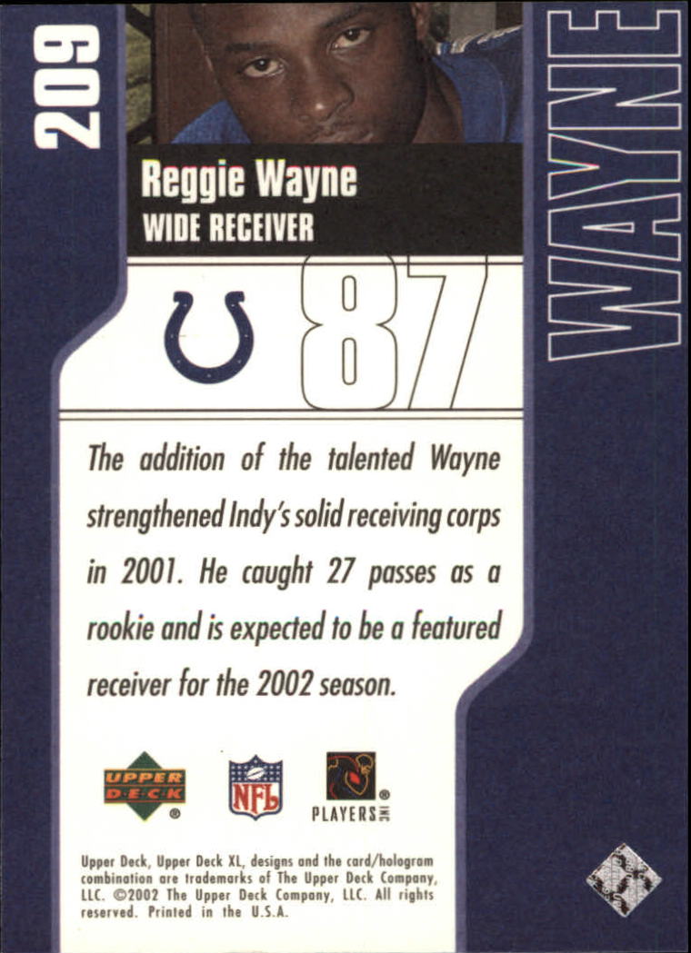 2002 XL (Upper Deck) Football "Main Set" Cards #16 to #300 - Picture 229 of 315