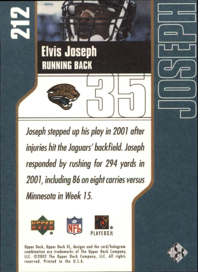 2002 XL (Upper Deck) Football "Main Set" Cards #16 to #300 - Picture 233 of 315
