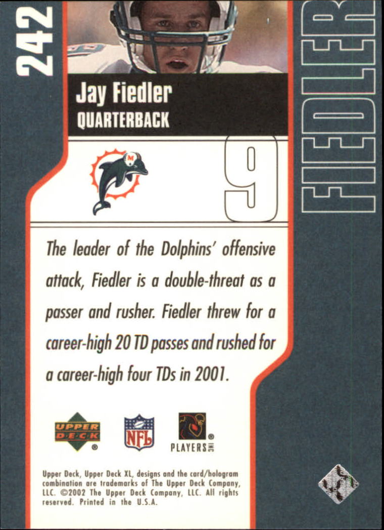 2002 XL (Upper Deck) Football "Main Set" Cards #16 to #300 - Picture 263 of 315