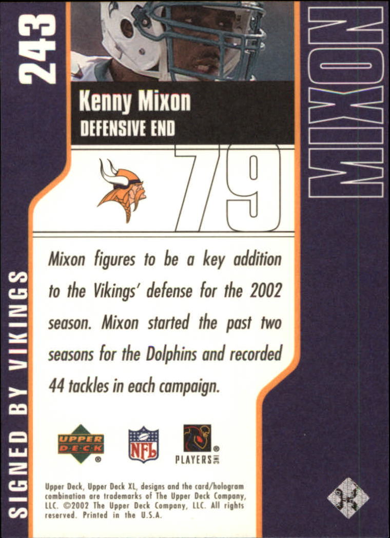 2002 XL (Upper Deck) Football "Main Set" Cards #16 to #300 - Picture 265 of 315