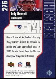 2002 XL (Upper Deck) Football "Main Set" Cards #16 to #300 - Picture 291 of 315
