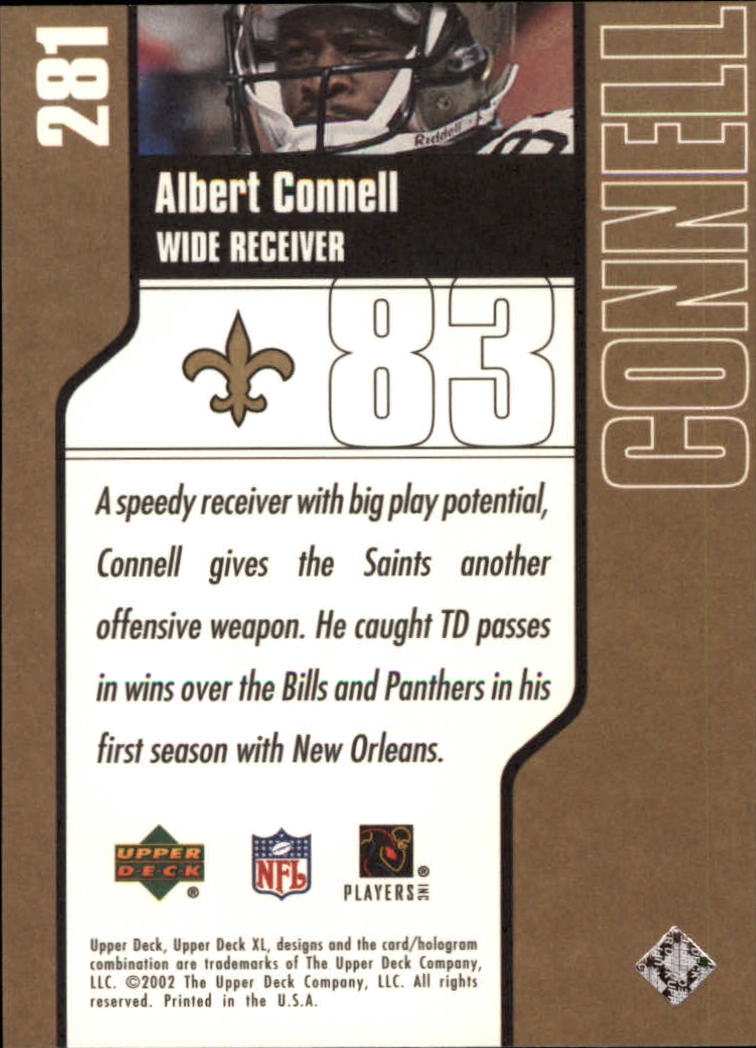 2002 XL (Upper Deck) Football "Main Set" Cards #16 to #300 - Picture 301 of 315