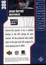 2002 XL (Upper Deck) Football "Main Set" Cards #301 to #596 - Picture 11 of 241