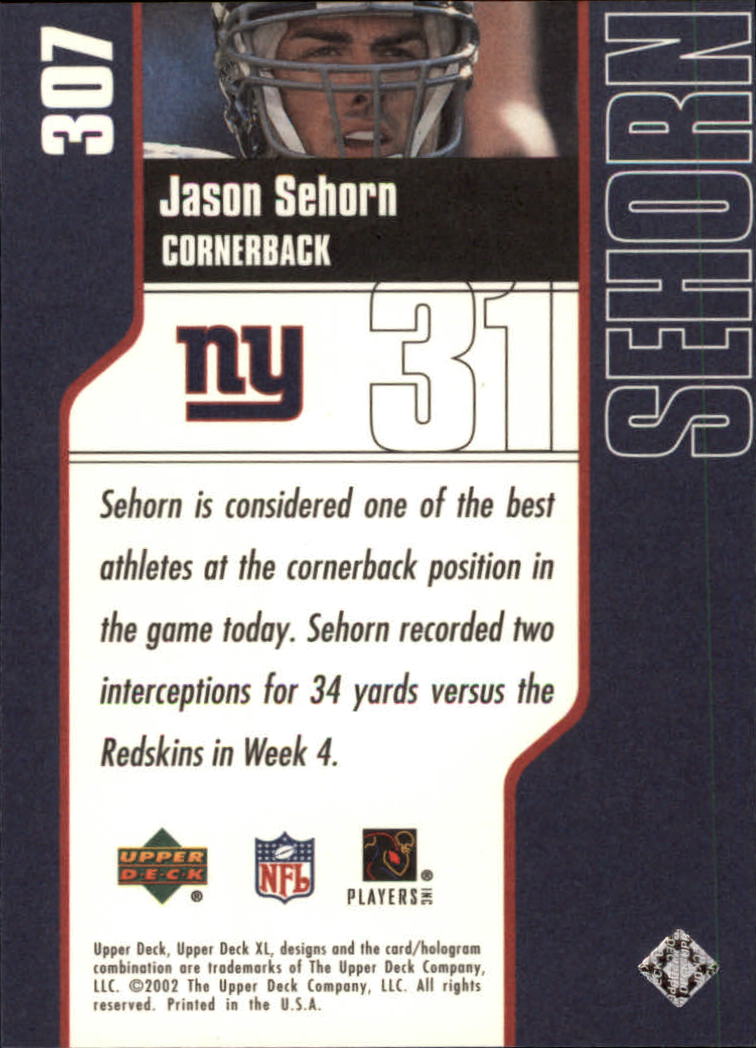 2002 XL (Upper Deck) Football "Main Set" Cards #301 to #596 - Picture 13 of 241