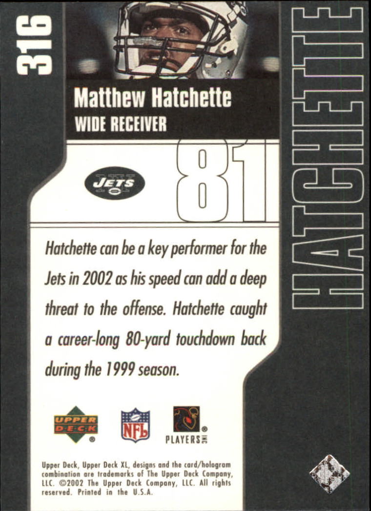 2002 XL (Upper Deck) Football "Main Set" Cards #301 to #596 - Picture 25 of 241