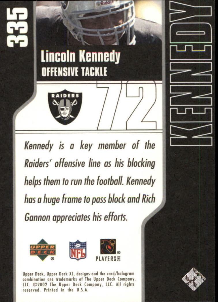 2002 XL (Upper Deck) Football "Main Set" Cards #301 to #596 - Picture 49 of 241