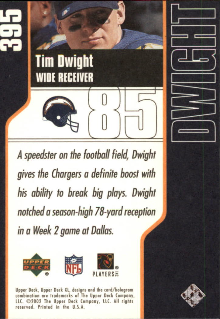 2002 XL (Upper Deck) Football "Main Set" Cards #301 to #596 - Picture 89 of 241