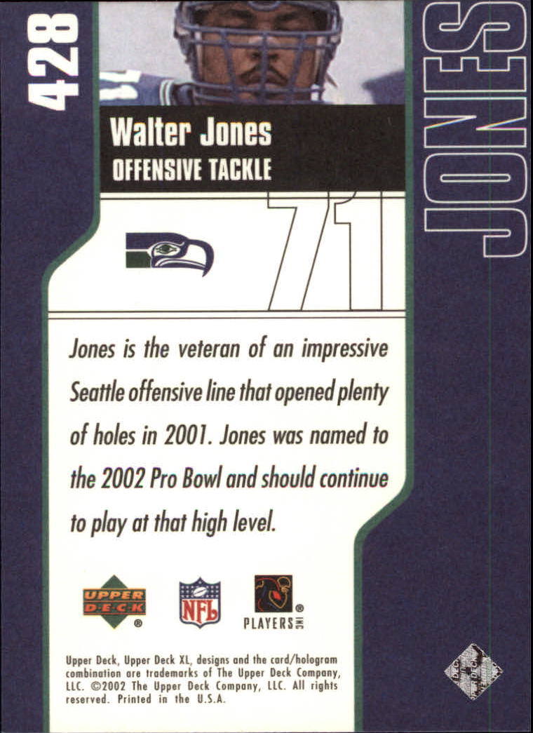 2002 XL (Upper Deck) Football "Main Set" Cards #301 to #596 - Picture 127 of 241