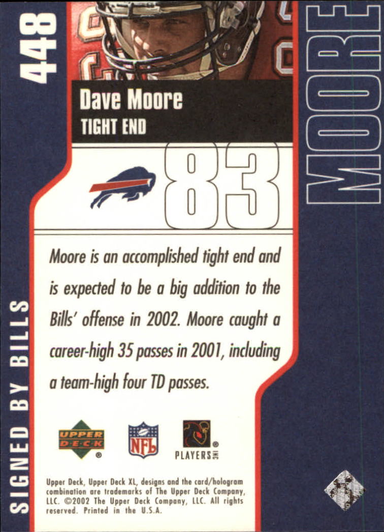 2002 XL (Upper Deck) Football "Main Set" Cards #301 to #596 - Picture 151 of 241