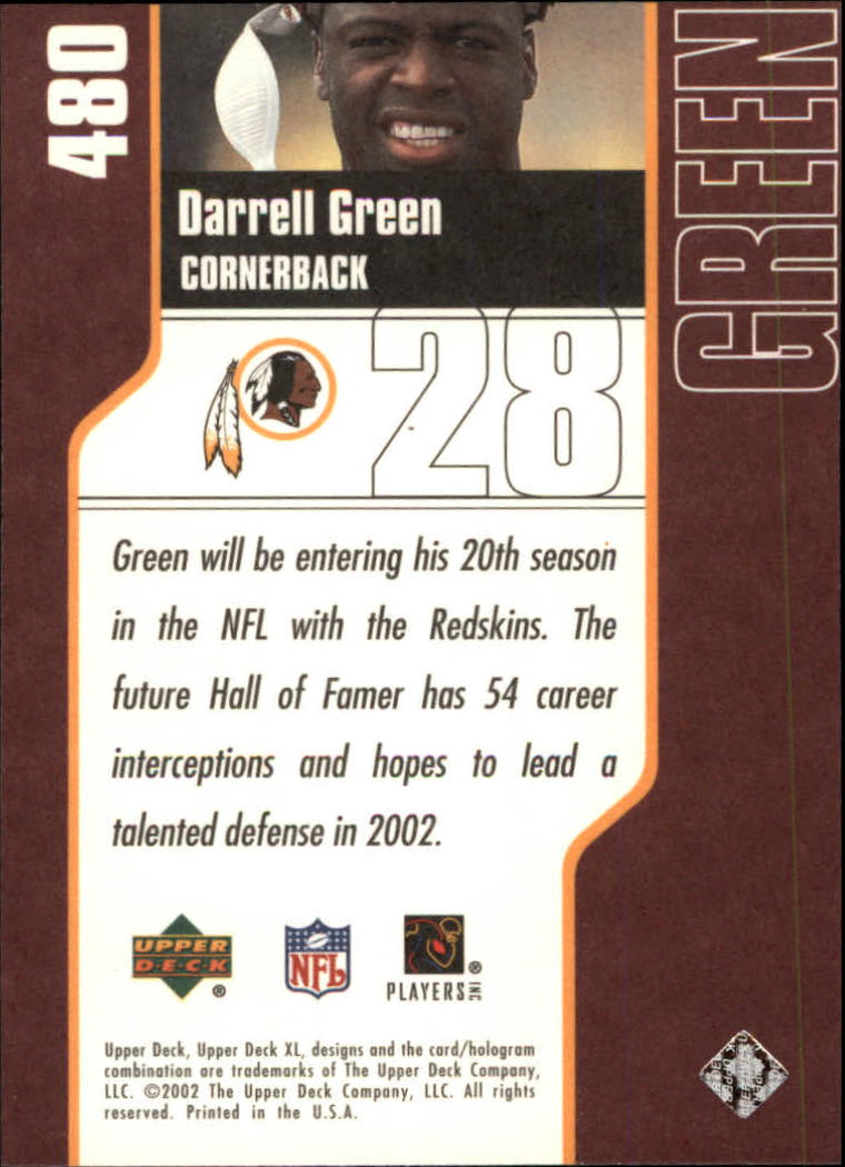 2002 XL (Upper Deck) Football "Main Set" Cards #301 to #596 - Picture 183 of 241