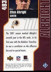 2002 XL (Upper Deck) Football "Main Set" Cards #301 to #596 - Picture 187 of 241